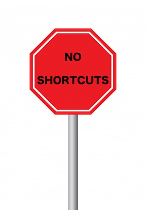 No shortcuts to athletic excellence